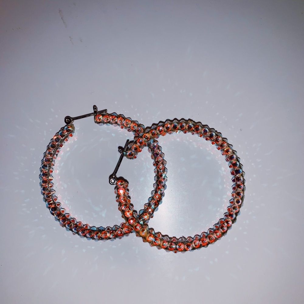 Rhinestone hoops
